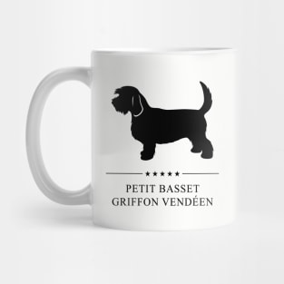 Petit Basset Griffon Vendeen Black Silhouette Mug